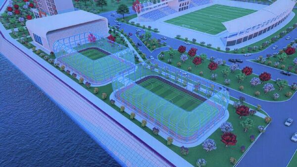 Бунёди Маҷмааи Академияи футбол дар шаҳри Хуҷанд - Sputnik Тоҷикистон