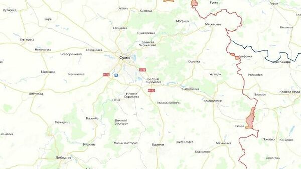 Низомиёни Русия аз як самти дигар ба вилояти Суми ворид шуданд - Sputnik Тоҷикистон