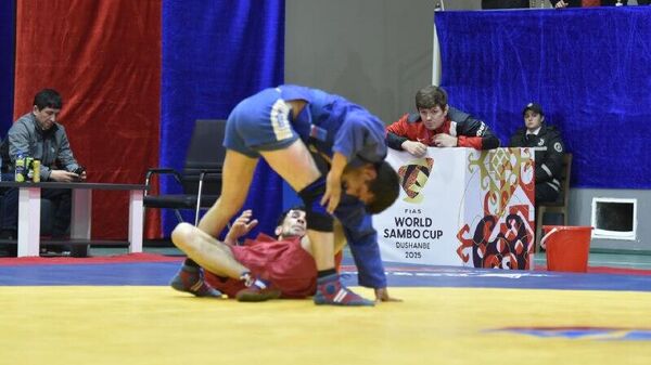 ‍ В Душанбе прошел чемпионат Таджикистана по самбо - Sputnik Таджикистан