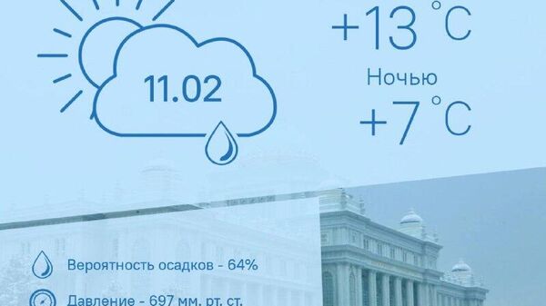 Тепло и дождливо: такая погода будет в Душанбе 11 февраля - Sputnik Таджикистан