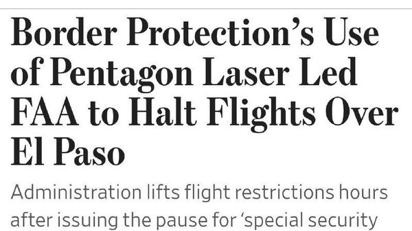 🟢 Пограничники США сбили сверхсекретным лазерным оружием [воздушный шар] - Sputnik Таджикистан