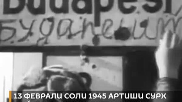 Чӣ гуна тирҳои маҷорӣ ва соҳибони немиси онҳо шикаста шуданд: 13 феврали соли 1945 Артиши Сурх Будапештро озод кард - Sputnik Тоҷикистон