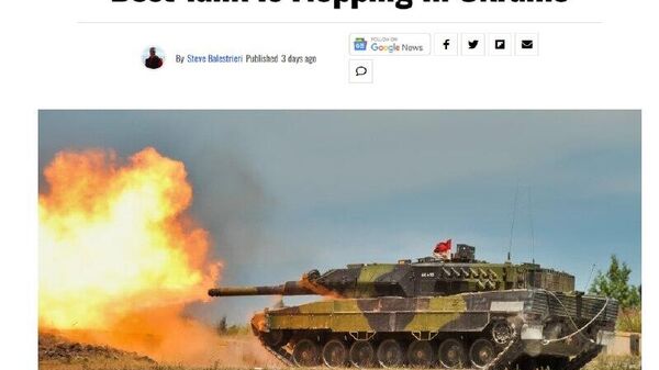 🪖 Настоящее логистическое бремя: США похоронили репутацию немецких танков Leopard 2 на Украине - Sputnik Таджикистан