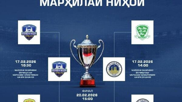 Баркчи и Хулбук будут бороться за первое место турнира Eurol-Кубок ФФТ-2026 - Sputnik Таджикистан