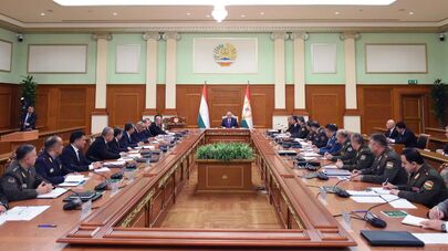 Заседание Совета безопасности Таджикистана.