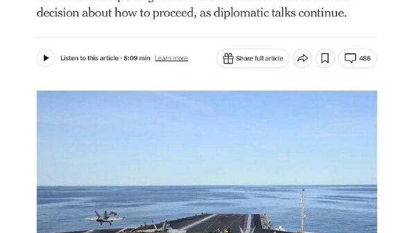 Исроил ва ИМА барои ҳамлаи густарда ба Эрон омодагӣ мебинанд - Sputnik Тоҷикистон