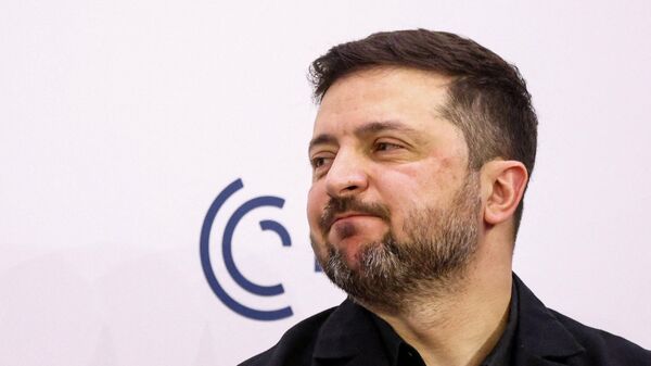 Владимир Зеленский принимает участие в Мюнхенской конференции по безопасности в Мюнхене. - Sputnik Таджикистан