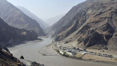 Вид на Афганистан. Таджикско-Афганская граница