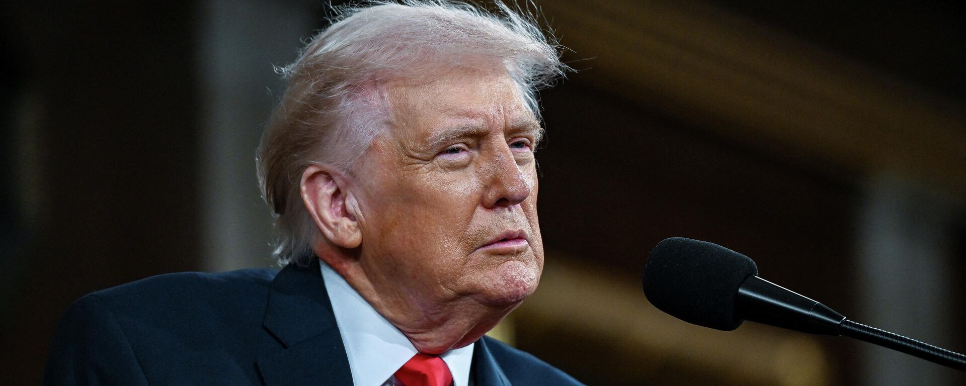Президент США Дональд Трамп произносит послание перед объединенным заседанием Конгресса в зале Палаты представителей Капитолия США. - Sputnik Тоҷикистон, 1920, 25.02.2026