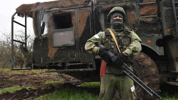 Работа ОТРК Искандер на Харьковском направлении. Архивное фото - Sputnik Таджикистан