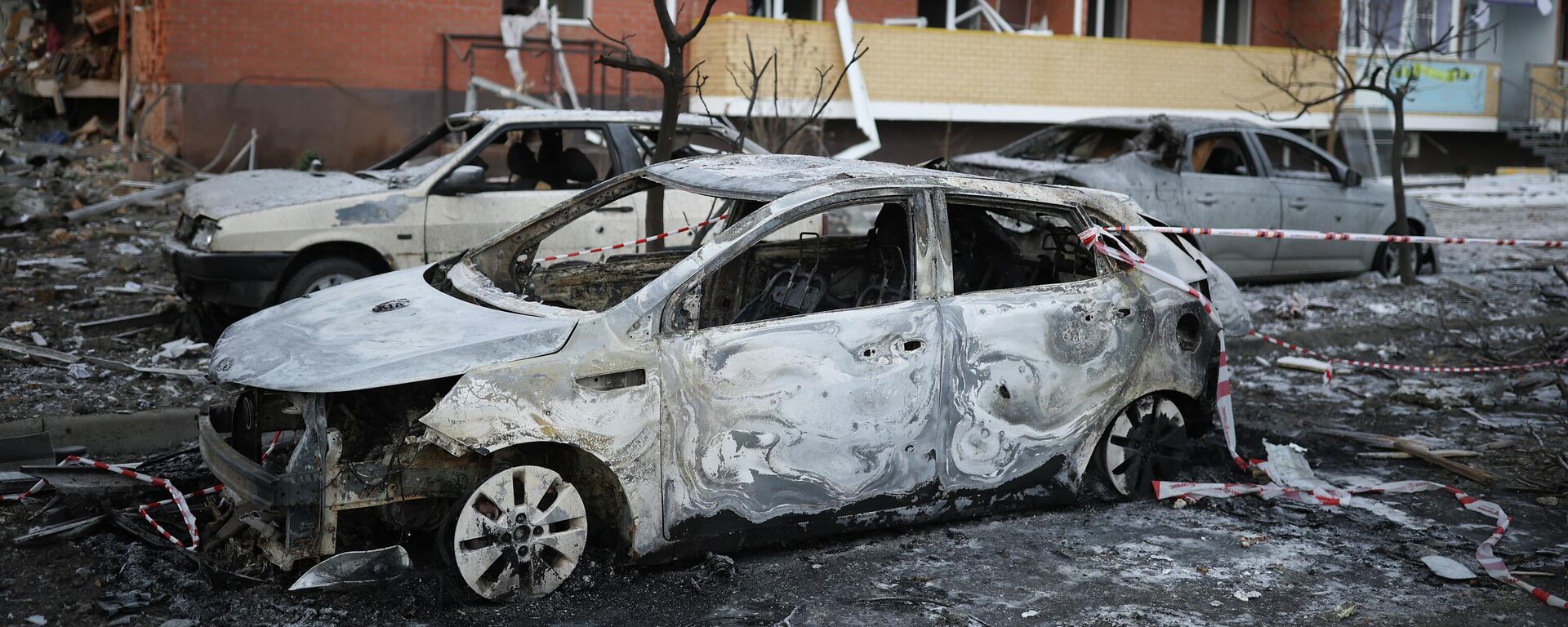 Последствия атаки БПЛА в ауле Новая Адыгея. Иллюстративное фото - Sputnik Таджикистан, 1920, 02.03.2026