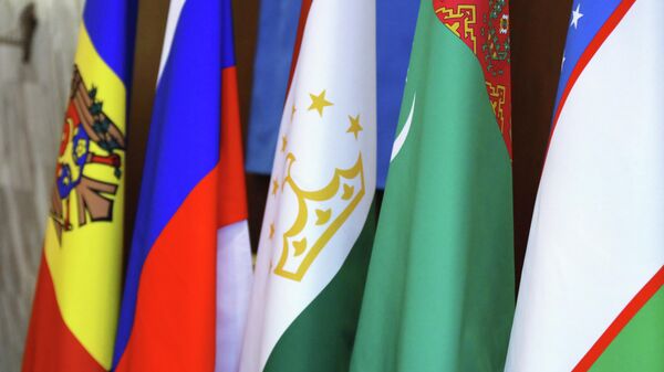Флаги стран-участниц СНГ - Sputnik Тоҷикистон