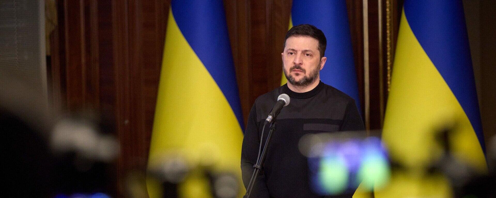 Владимир Зеленский.  - Sputnik Тоҷикистон, 1920, 12.03.2026