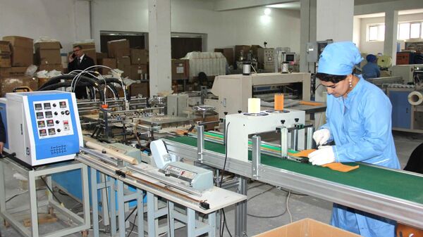 Производство в СЭЗ Куляб. - Sputnik Таджикистан