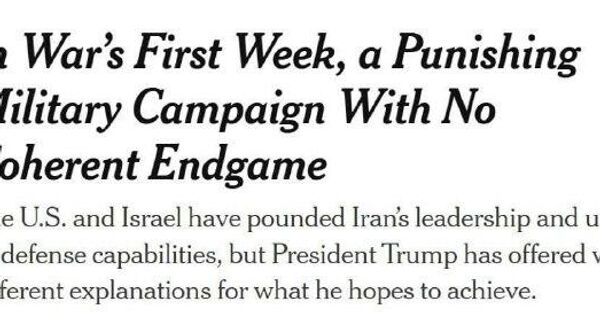 Тибқи иттилои NYT, як ҳафтаи низоъ бо Эрон ба ИМА 6 млрд доллар зарар расонд - Sputnik Тоҷикистон