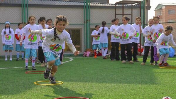В Худжанде прошел фестиваль AFC Women’s Football Day 2026 - Sputnik Таджикистан