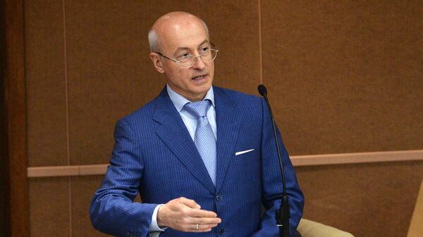 Торговый представитель Российской Федерации в Республике Таджикистан Александр Рыбас.  - Sputnik Тоҷикистон