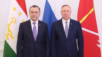 Встреча Посла Республики Таджикистан с Губернатором Санкт -Петербурга.