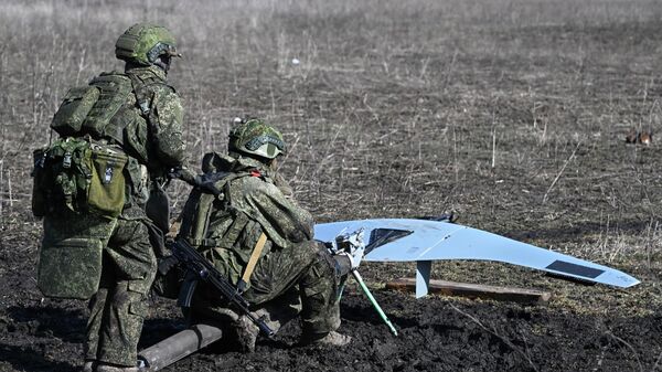 Боевая работа расчетов центра Рубикон в зоне СВО. - Sputnik Таджикистан