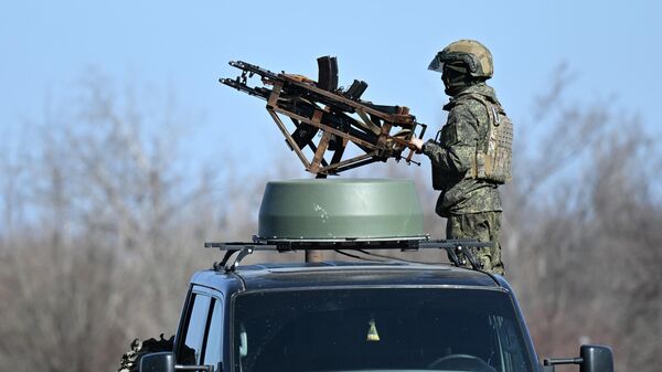 Боевое дежурство ЗРК Бук-М3 группировки войск Центр на Добропольском направлении СВО.  - Sputnik Тоҷикистон