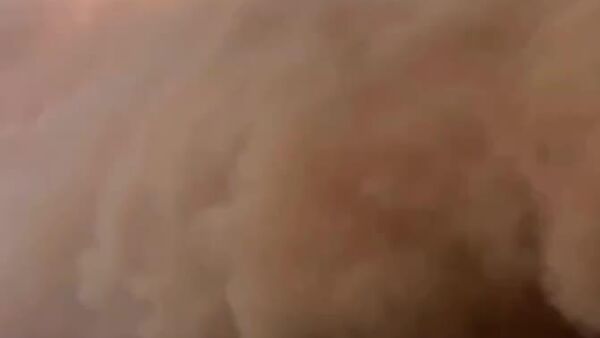 На китайскую провинцию Синьцзян обрушился песчаный шторм - Sputnik Таджикистан