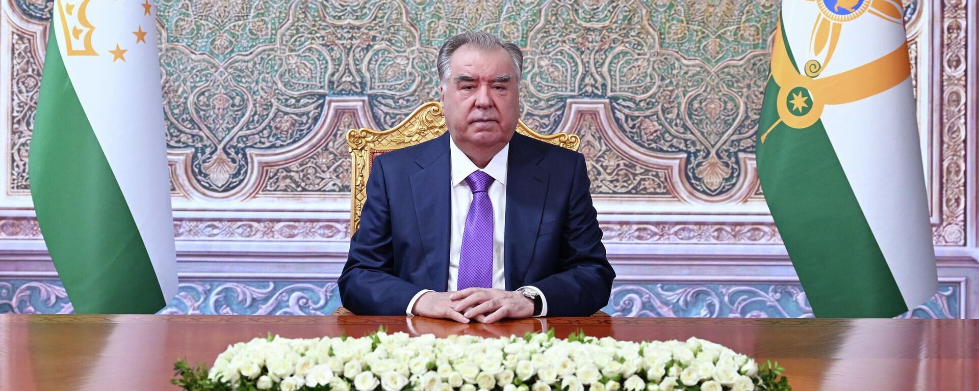 Президент Республики Таджикистан Эмомали Рахмон. - Sputnik Тоҷикистон, 1920, 19.03.2026