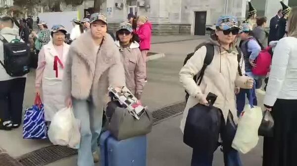 Қатораи сайёҳии Жибек Жолӣ аз Алмаато ба сафари Осиёи Марказӣ раҳсипор шуд - Sputnik Тоҷикистон