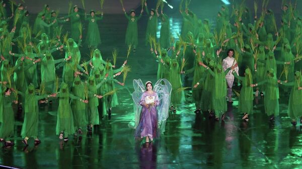 Эмомалӣ Раҳмлн дар тантанаҳои идонаи наврӯзӣ дар дар “Наврӯзгоҳ” - и пойтахт ширкат ва сокинону меҳмононро табрик кард - Sputnik Тоҷикистон