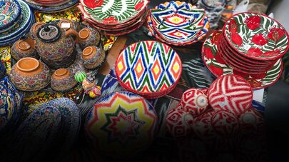 В Душанбе в честь Навруза прошла ярмарка ремесленников.