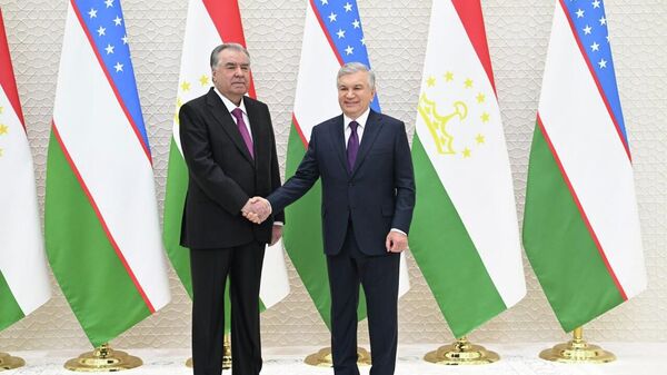 Музокироти сатҳи олии Раҳмон ва Мирзиёев оғоз ёфт - Sputnik Тоҷикистон