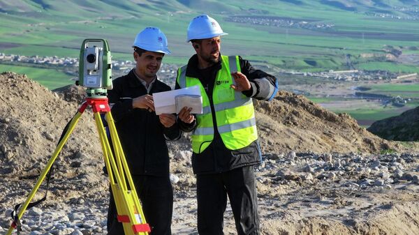 Строительство ирригационной системы Пушинг в Хатлонской области. - Sputnik Тоҷикистон