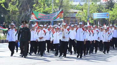 Весенний призыв новобранцев в таджикскую армию.