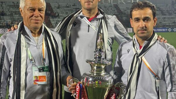 Олимпийская сборная Таджикистана (U-23) выиграла международный турнир в Индии - Sputnik Таджикистан