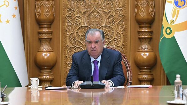 Рабочее совещание по ходу подготовки к празднованию 35-летия независимости Республики Таджикистан. - Sputnik Тоҷикистон