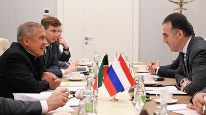 Министр энергетики и водных ресурсов Республики Таджикистан Далер Джума встретился с Рустамом Миннихановым .