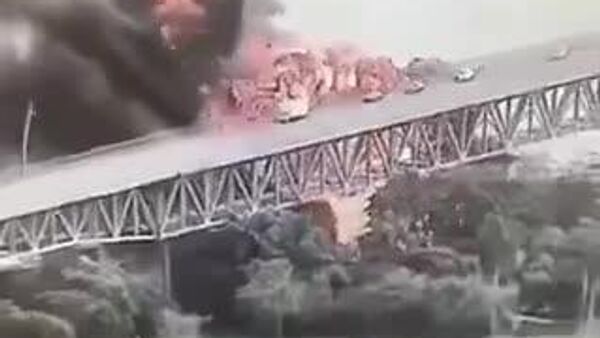 Мощный взрыв произошел на танкере в Панамском канале - Sputnik Таджикистан