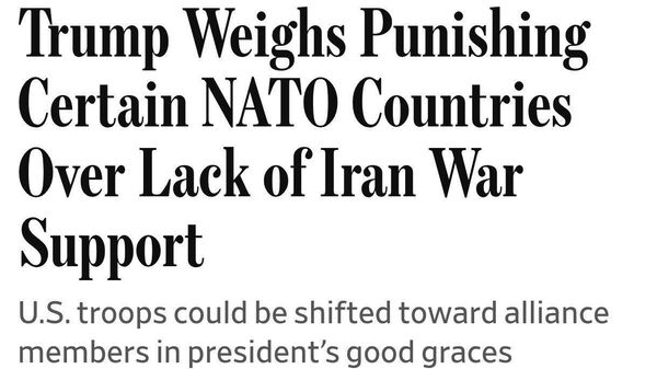 Команда Трампа хочет наказать европейских союзников в НАТО - Sputnik Таджикистан