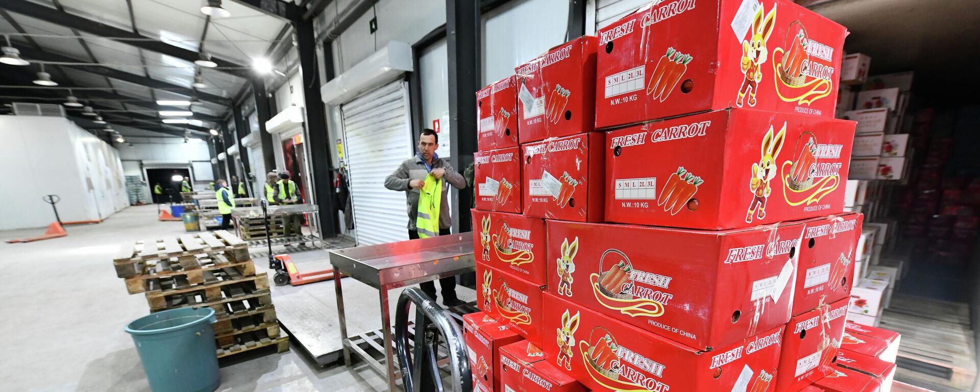 Складское помещение таможенного логистического терминала Забайкальск.   - Sputnik Таджикистан, 1920, 10.04.2026