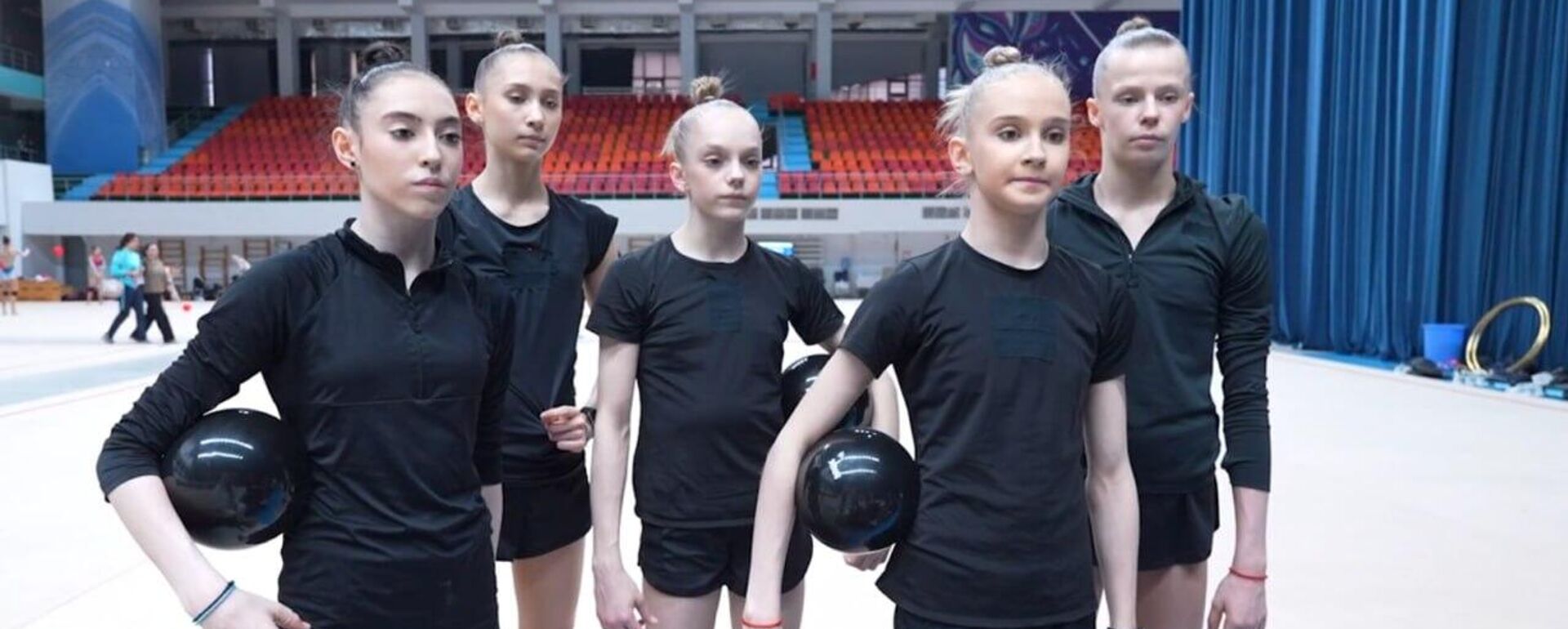 Российские гимнастки успешно выступили на втором этапе Кубка мира в Узбекистане.  - Sputnik Таджикистан, 1920, 13.04.2026