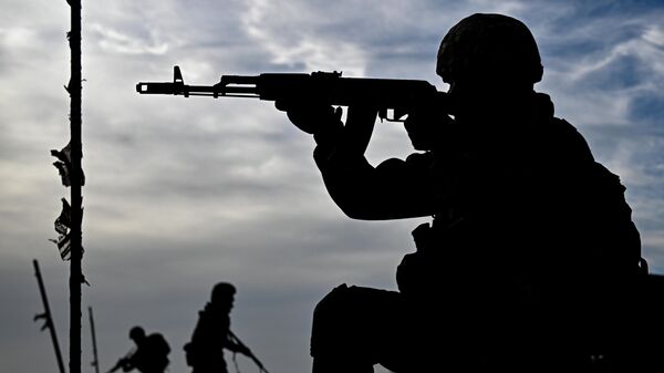 1-я разведывательно-штурмовая бригада Волки Южной группировки войск  - Sputnik Тоҷикистон