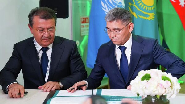 Подписание декларации Здоровое будущее Аральского региона. - Sputnik Тоҷикистон