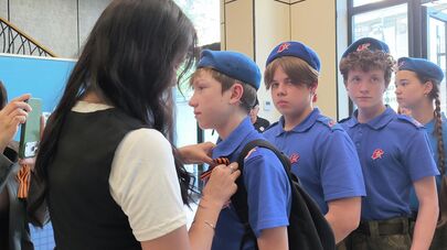 "Русский дом" в Душанбе участвует в международной акции "Георгиевская лента"