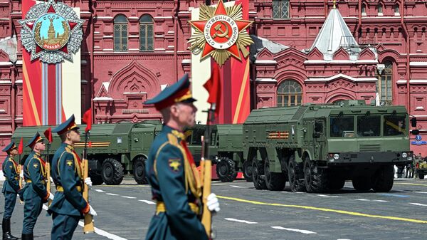 Москва. Военный парад, посвященный 80-летию Победы в Великой Отечественной войне. - Sputnik Тоҷикистон
