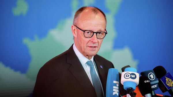 Канцлер Германии Фридрих Мерц. - Sputnik Тоҷикистон