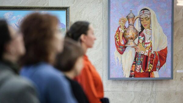 Осори фарҳангии Тоҷикистон дар Беларус намоиш дода шуд - Sputnik Тоҷикистон