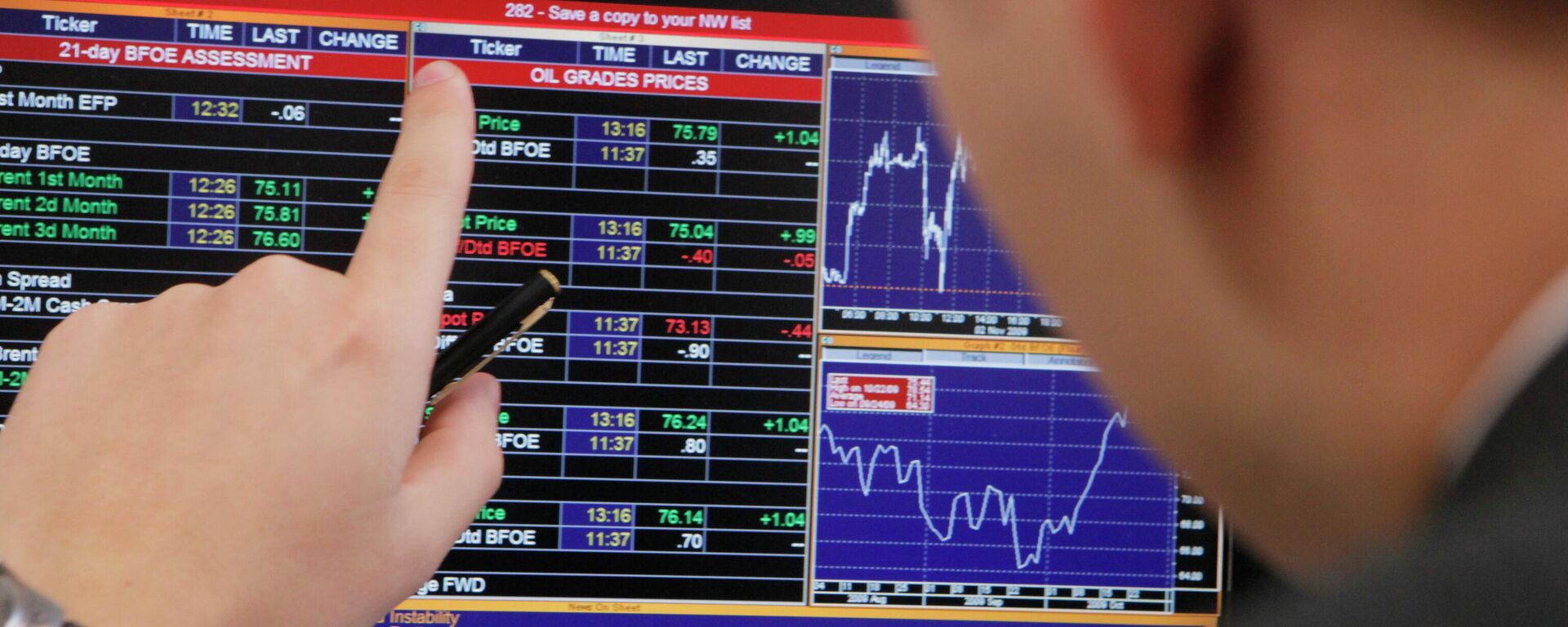 Работа валютной биржи. Иллюстративное фото  - Sputnik Тоҷикистон, 1920, 01.05.2026