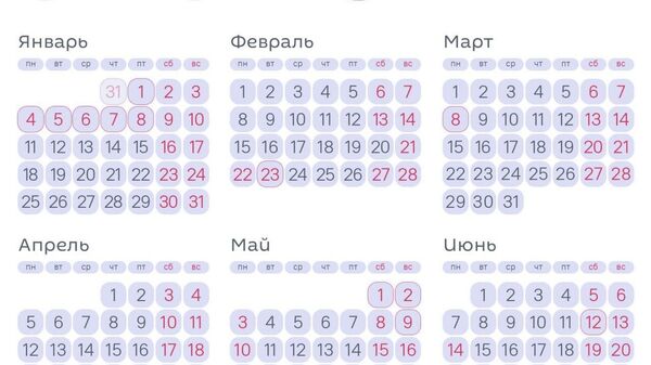 Дар соли 2027, Русия 120 рӯзҳои истироҳат ва ид хоҳад дошт - Sputnik Тоҷикистон