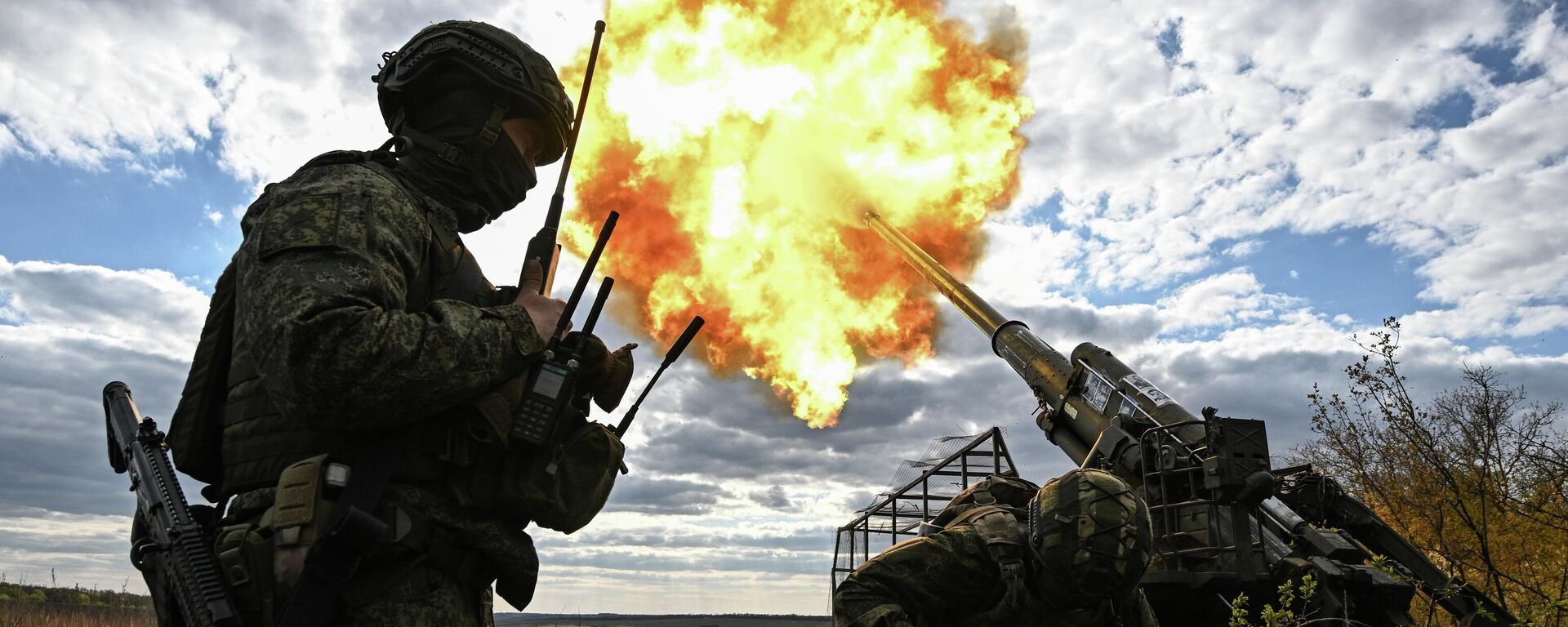 Боевая работа 34-й артиллерийской дивизии на Харьковском направлении СВО - Sputnik Тоҷикистон, 1920, 21.05.2026