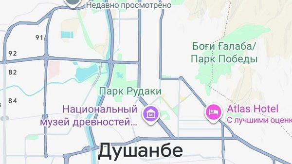 Перекрытие дорог в Душанбе 18 и 19 мая - Sputnik Таджикистан