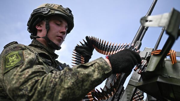 Боевая подготовка мобильных огневых групп группировки войск Запад в зоне СВО.  - Sputnik Таджикистан